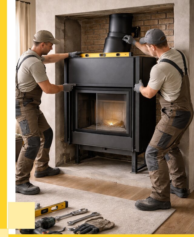 Установка каминных топок в Балашихе под ключ от 18455 р. | ЭриданБлш