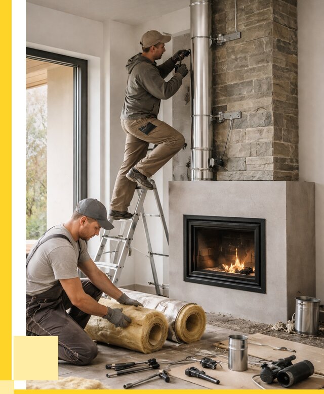 Монтаж дымоходов для каминов в Балашихе от 15380 р. ЭриданБлш