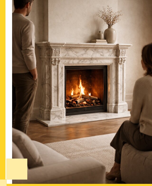 Мраморные камины под ключ в Балашихе от 256325 р. | ЭриданБлш