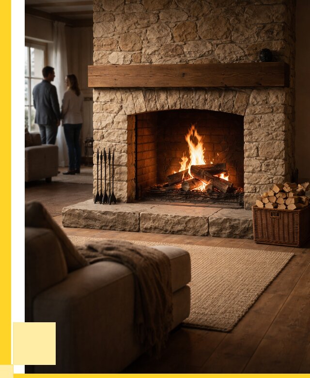 Открытые камины под ключ в Балашихе от 153795 р. ЭриданБлш