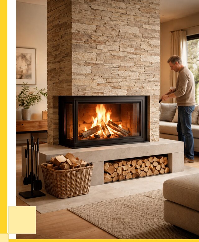 Дровяной камин под ключ в Балашихе от 205060 р. | ЭриданБлш