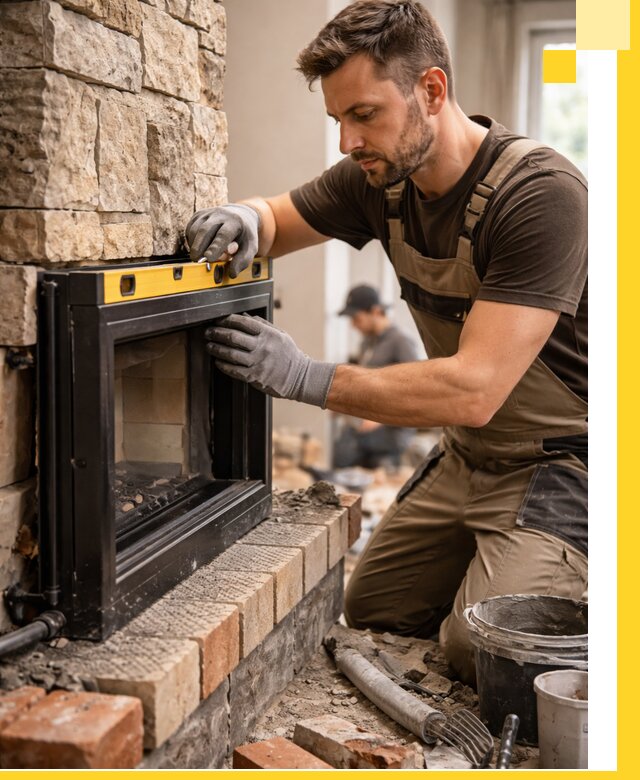 Дровяные камины под ключ в Балашихе: монтаж, обустройство