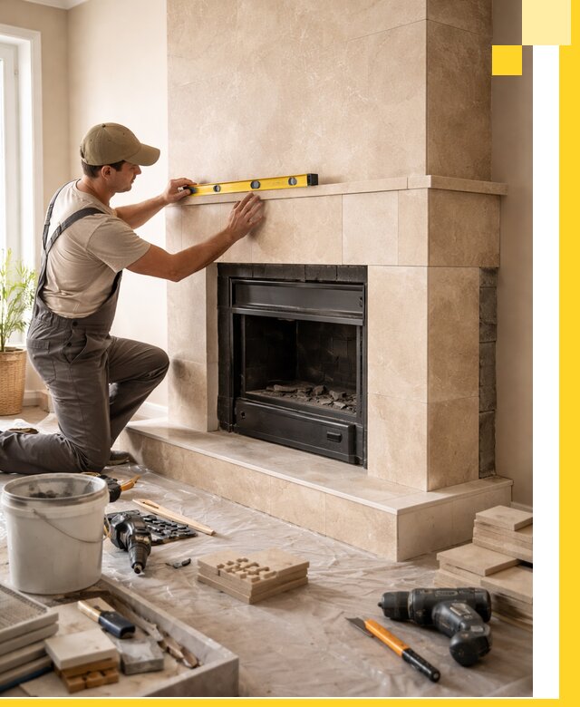 Установка и монтаж каминов в частном доме под ключ в Балашихе