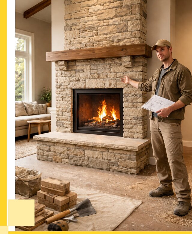 Камины под ключ в Балашихе от 184554 р. | ЭриданБлш — установка