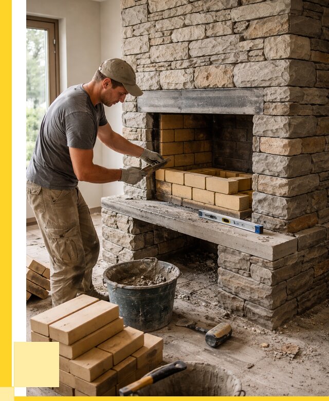 Кладка каминов и камина в Балашихе от 25633 р. ЭриданБлш