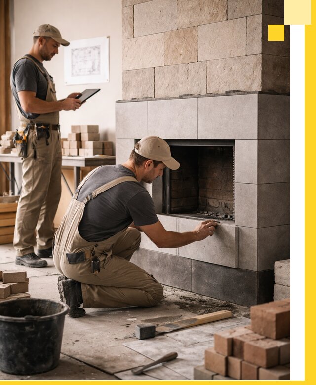 Индивидуальные проекты каминов и каминных систем в Балашихе