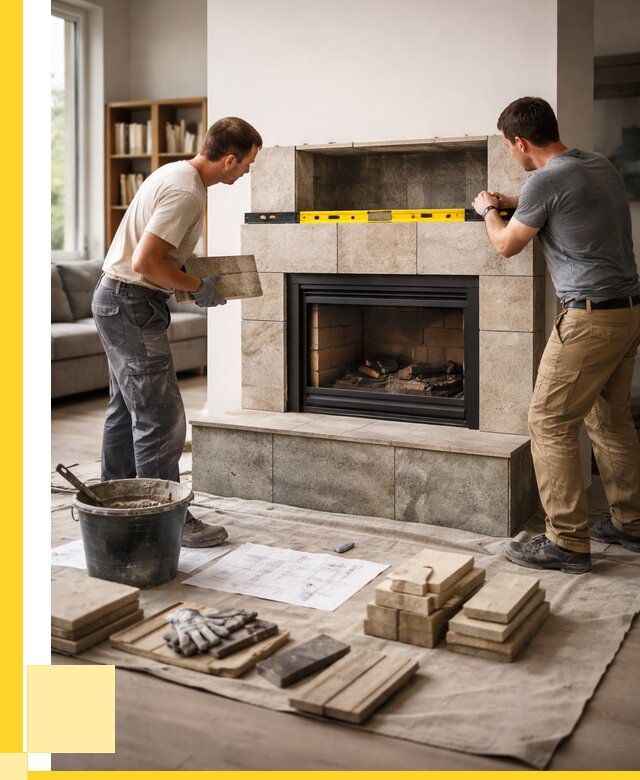 Монтаж каминов и установка в Балашихе от 46139 р. | ЭриданБлш