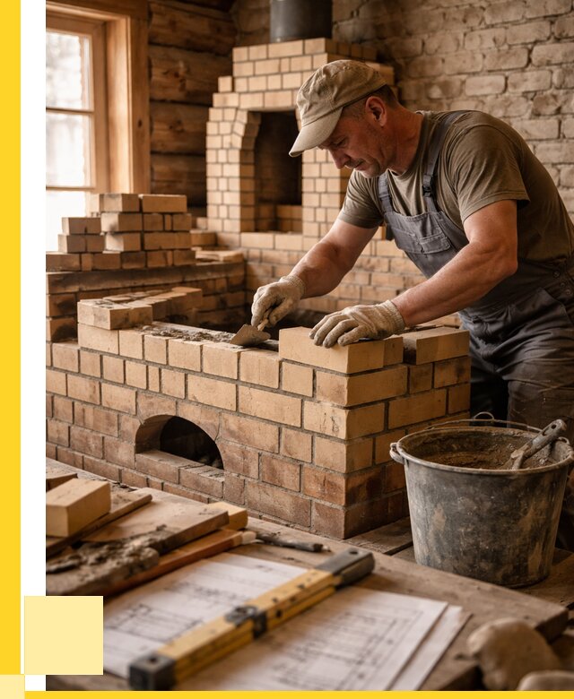 Кладка печей из кирпича в Балашихе цены от 30759 р. - ЭриданБлш