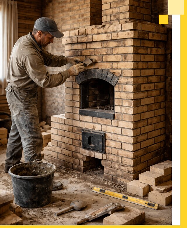 Кирпичные печи под ключ в Балашихе: проектирование и кладка