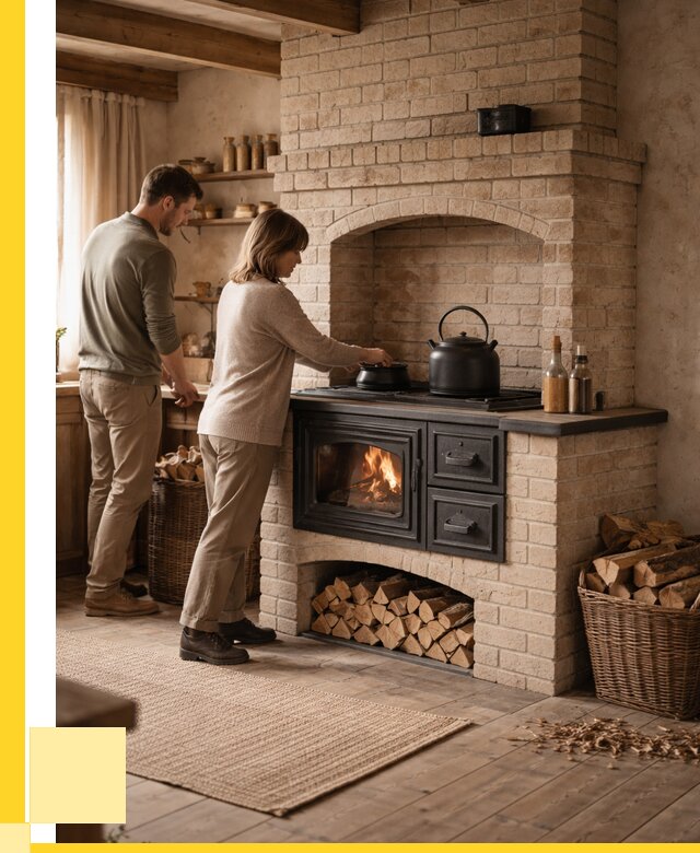 Печи с плитой в Балашихе от 46139 р. | ЭриданБлш — кирпичная печь