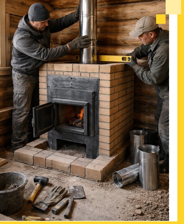 Проектирование, изготовление и установка банных печей в Балашихе