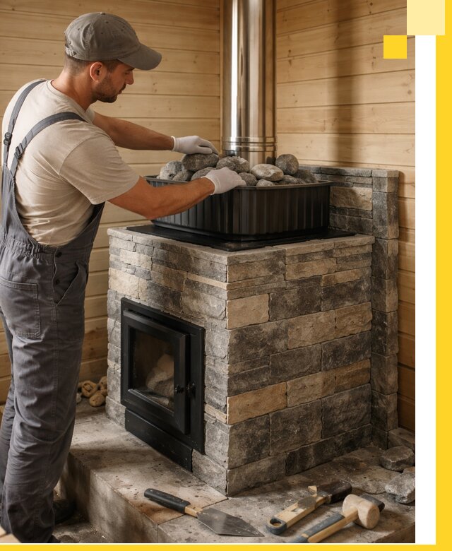 Печи для парной в Балашихе, производство, монтаж и обслуживание