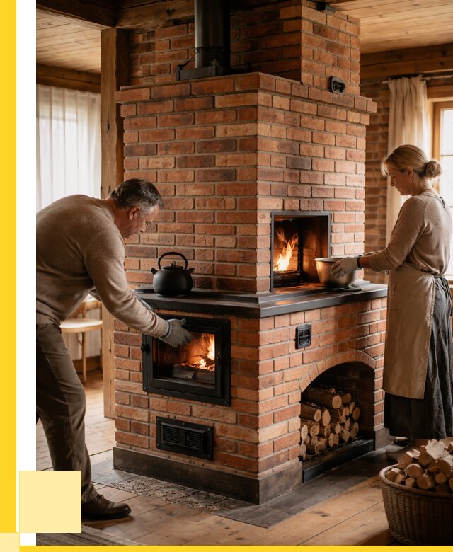 Печи для загородного дома под ключ в Балашихе от 82024 р. | ЭриданБлш