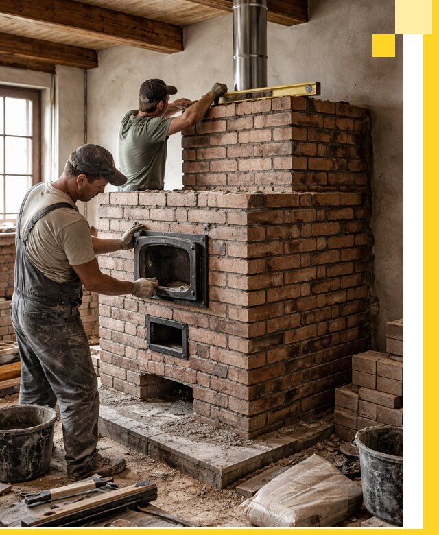 Печи для загородного дома под ключ в Балашихе — монтаж и сервис