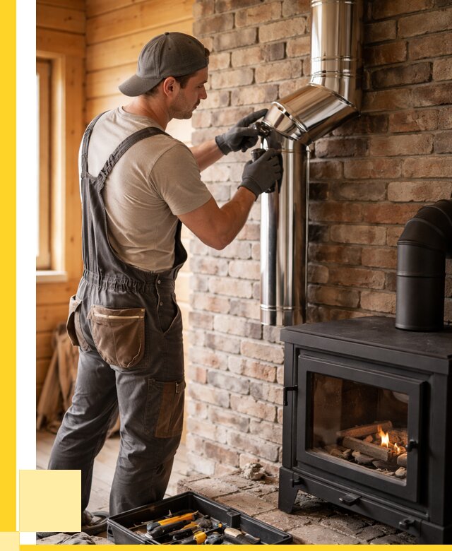 Монтаж дымоходов для печей в Балашихе от 7690 р. | ЭриданБлш