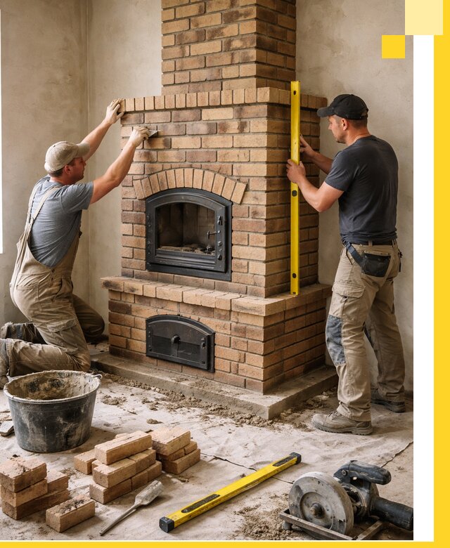 Продажа и установка печей и каминов для дома под ключ в Балашихе