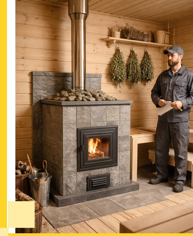 Печи для бани под ключ в Балашихе от 123036 р. | ЭриданБлш