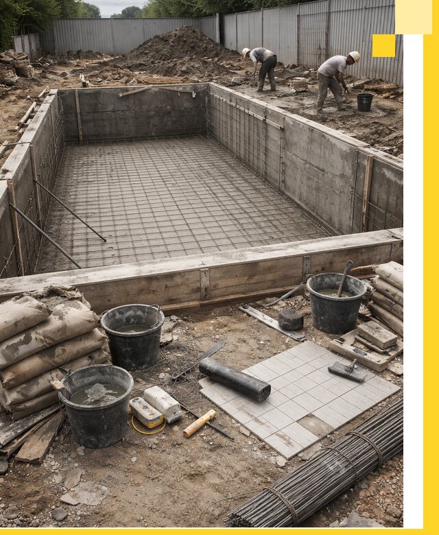 Строительство бассейнов под ключ в Балашихе, дизайн и монтаж