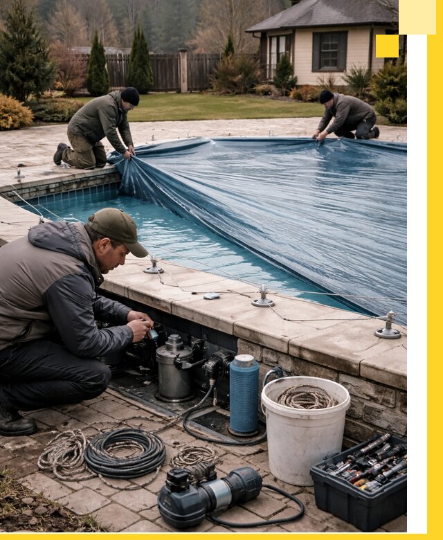 Консервация бассейнов в Балашихе: подготовка к длительному хранению