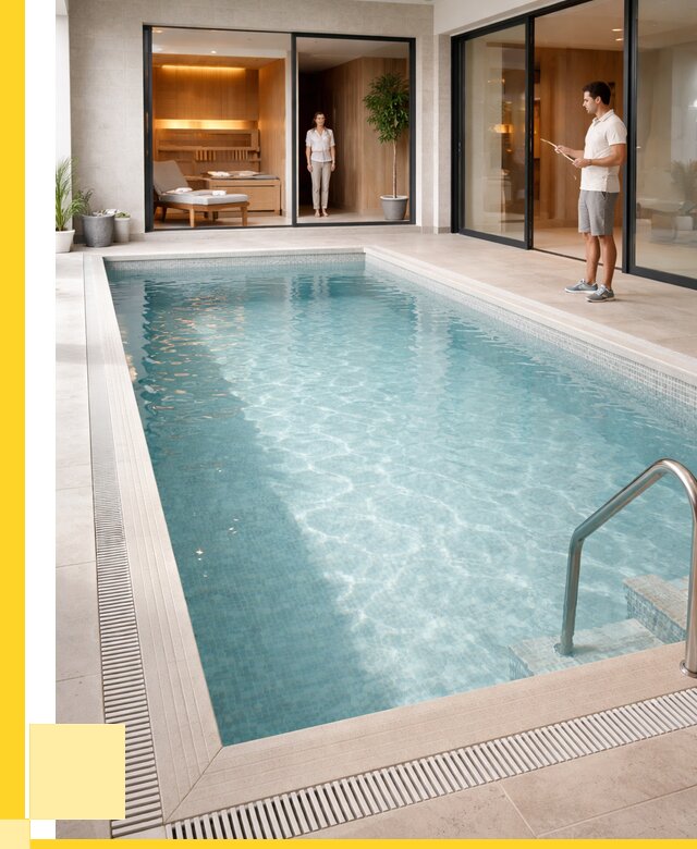 Отделка бассейна пленкой ПВХ в Балашихе от 3589 р. - ЭриданБлш