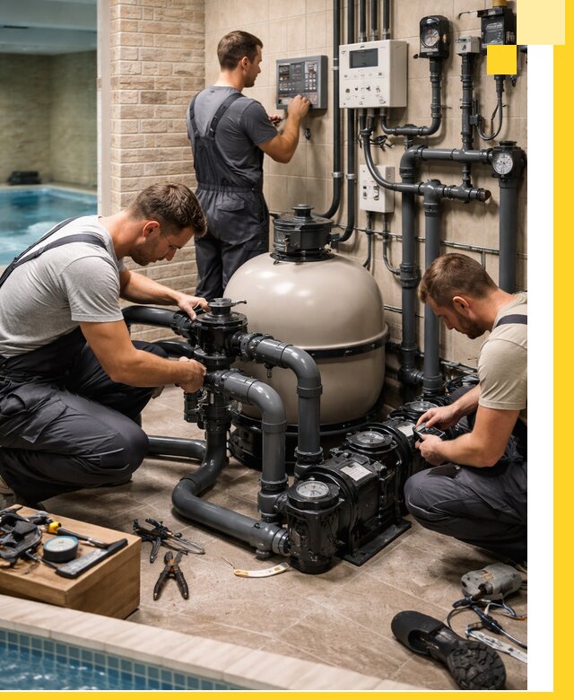 Комплексное оборудование для бассейнов под ключ в Балашихе