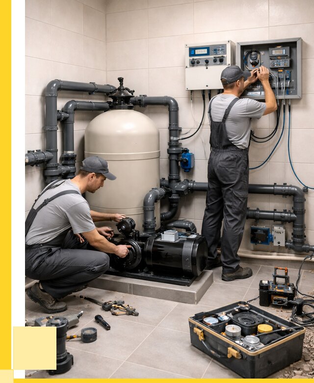 Монтаж оборудования для бассейнов в Балашихе от 41012 р. | ЭриданБлш