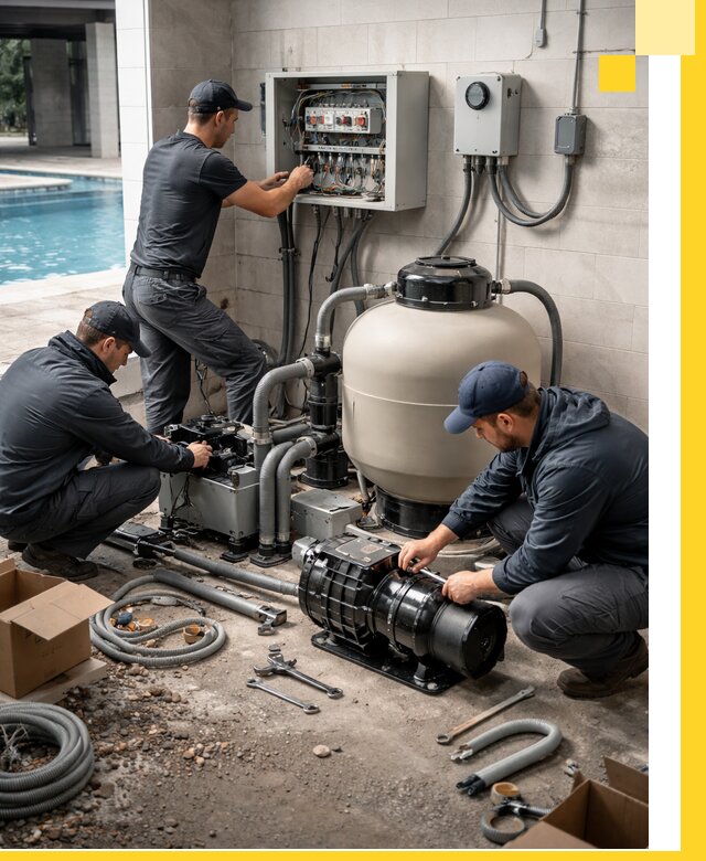 Профессиональный монтаж оборудования для бассейнов в Балашихе