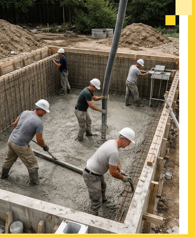 Строительство бетонных бассейнов под ключ в Балашихе