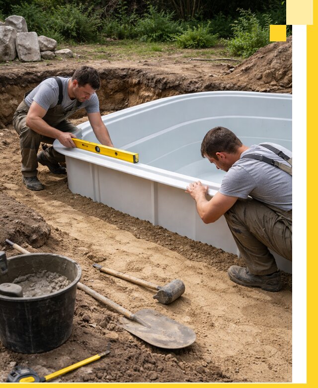 Производство и установка пластиковых бассейнов в Балашихе под ключ