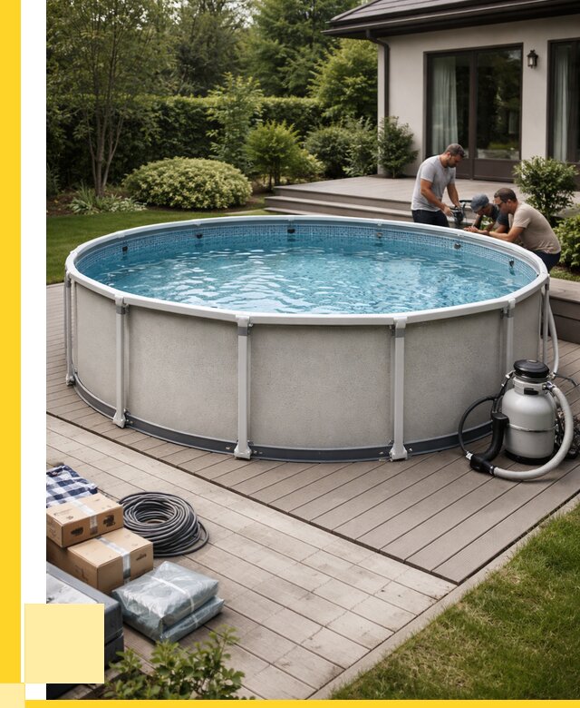 Купить каркасные бассейны в Балашихе от 46139 р. | ЭриданБлш