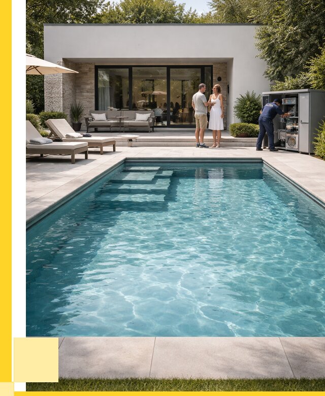 Бассейн в доме в Балашихе под ключ от 1230360 р. | ЭриданБлш