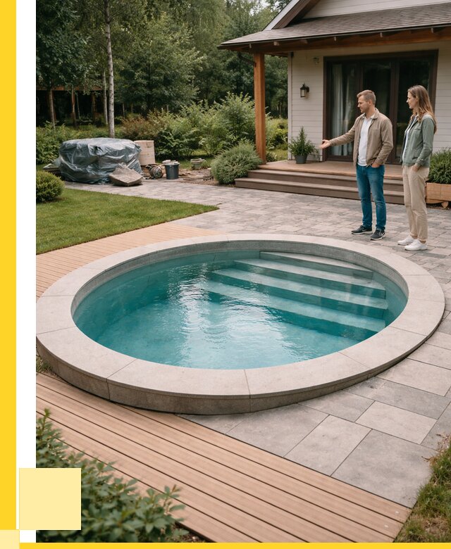 Бассейн на даче под ключ в Балашихе от 205060 р., ЭриданБлш