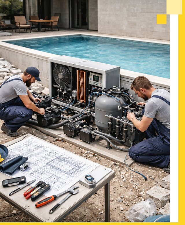 Проектирование и монтаж бассейнов с подогревом в Балашихе