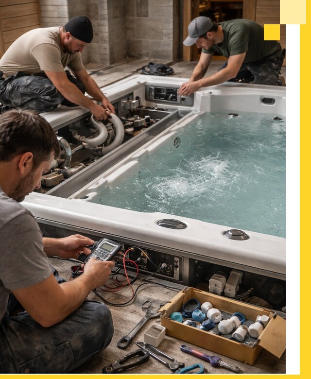 Гидромассажные бассейны под ключ в Балашихе, дизайн и монтаж