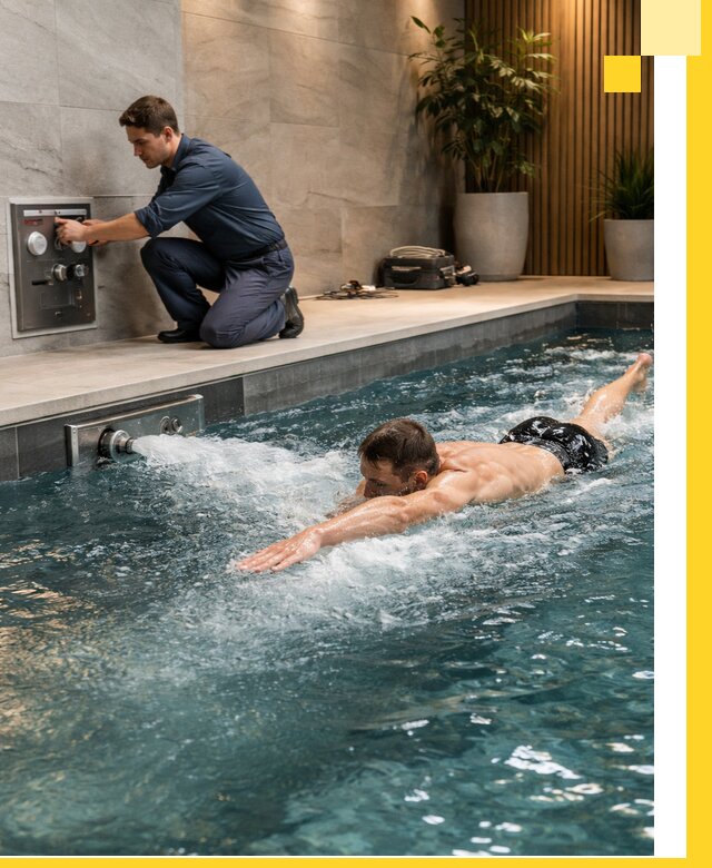 Проектирование и монтаж бассейнов с противотоком в Балашихе