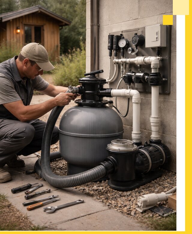 Продажа и монтаж фильтров и насосов для бассейнов в Балашихе