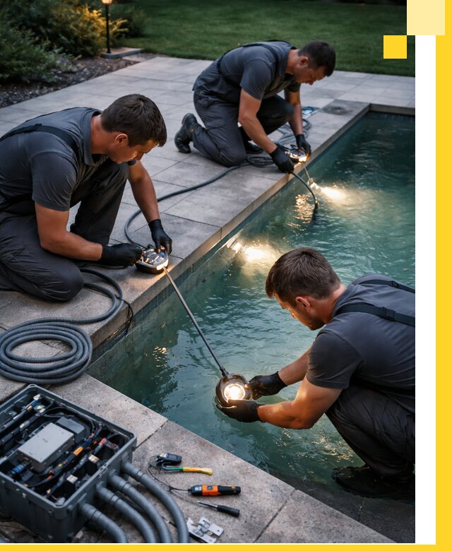 Профессиональное освещение бассейнов в Балашихе: дизайн и монтаж