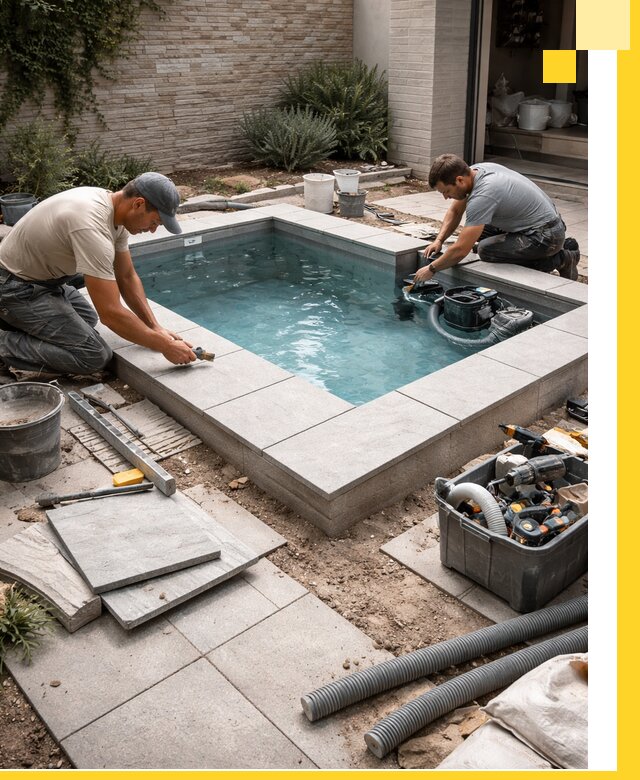 Мини бассейны под ключ в Балашихе, дизайн и установка