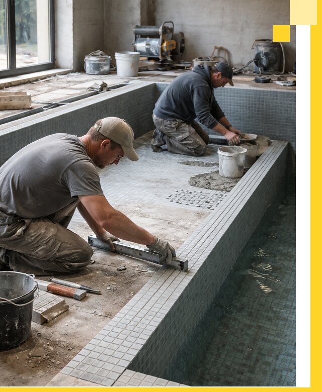 Строительство бассейна в частном доме в Балашихе под ключ