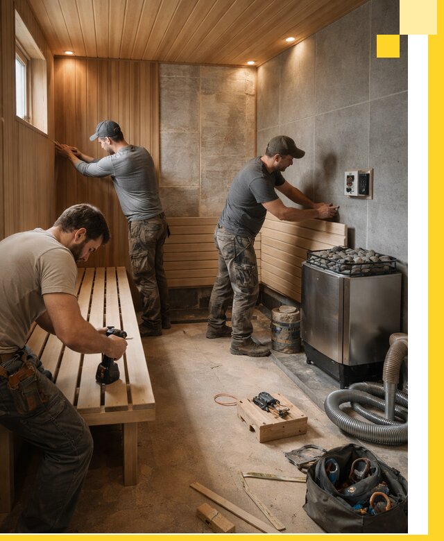 Сауны под ключ в Балашихе, проектирование, строительство, отделка
