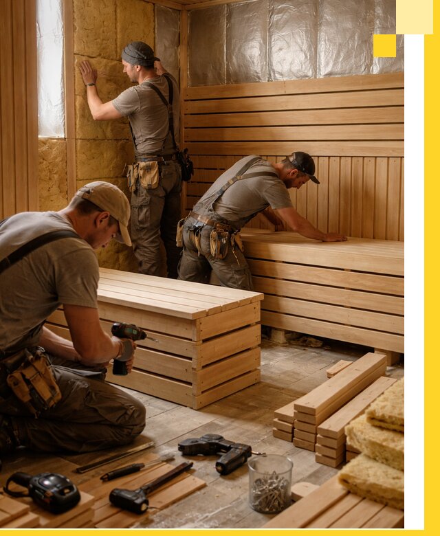 Профессиональное строительство саун под ключ в Балашихе