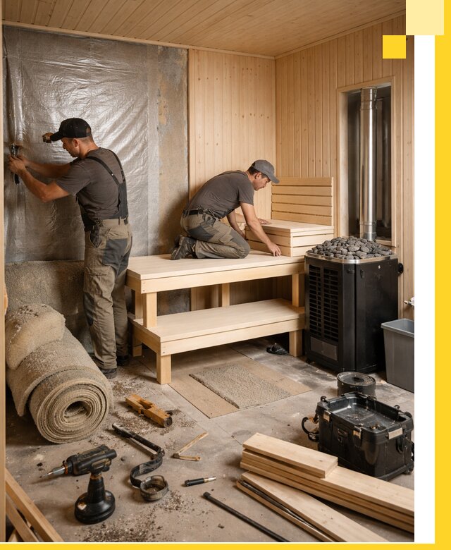 Проекты саун под ключ в Балашихе дизайн и строительство