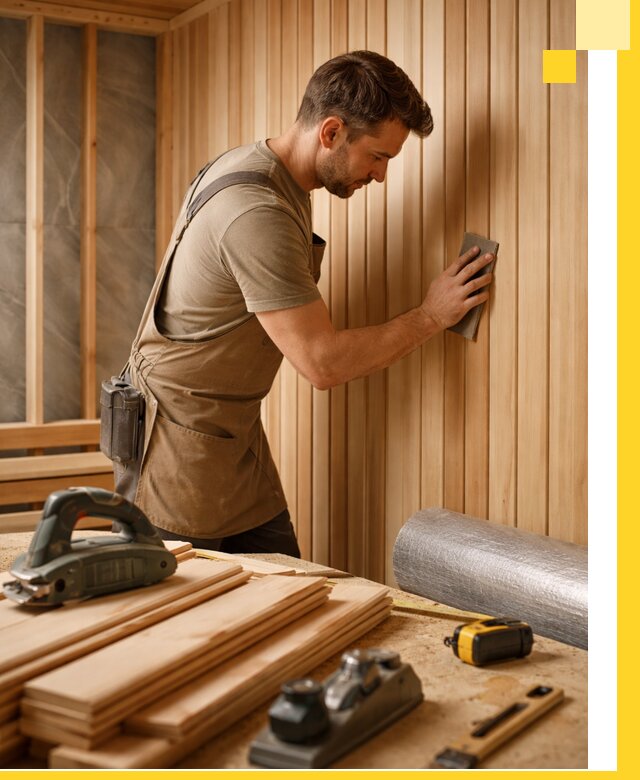 Профессиональная отделка саун и парных под ключ в Балашихе