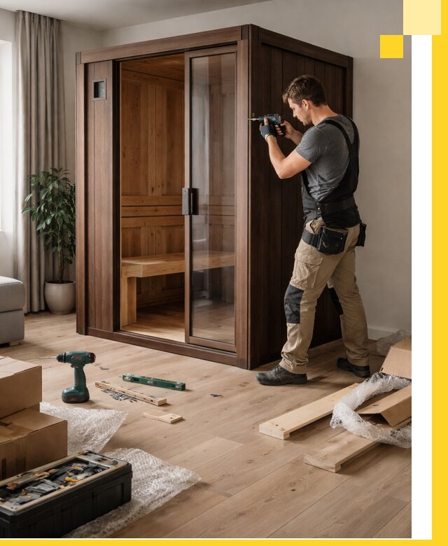 Установка и производство мини саун под ключ в Балашихе