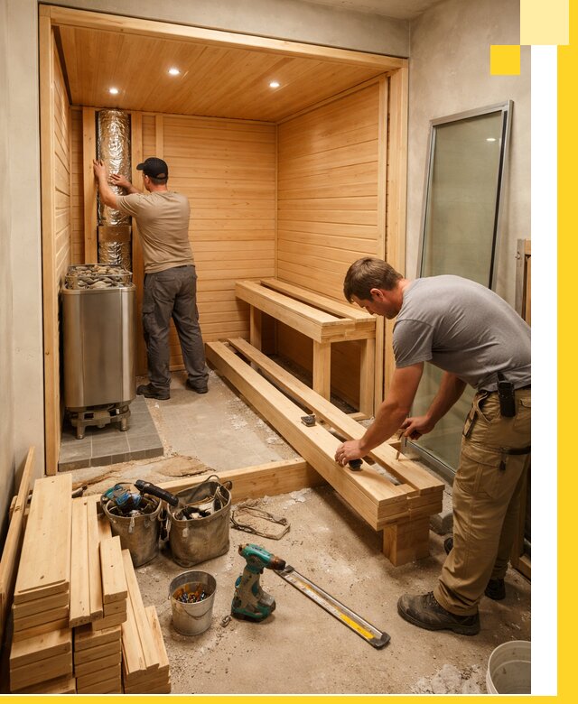 Проектирование и установка домашних саун под ключ в Балашихе