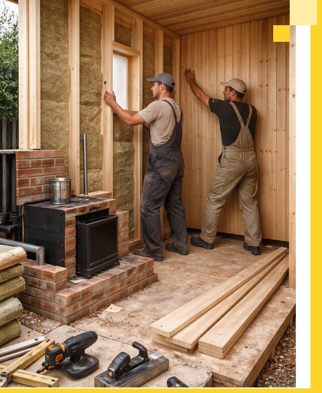 Строительство и установка дачных саун под ключ в Балашихе