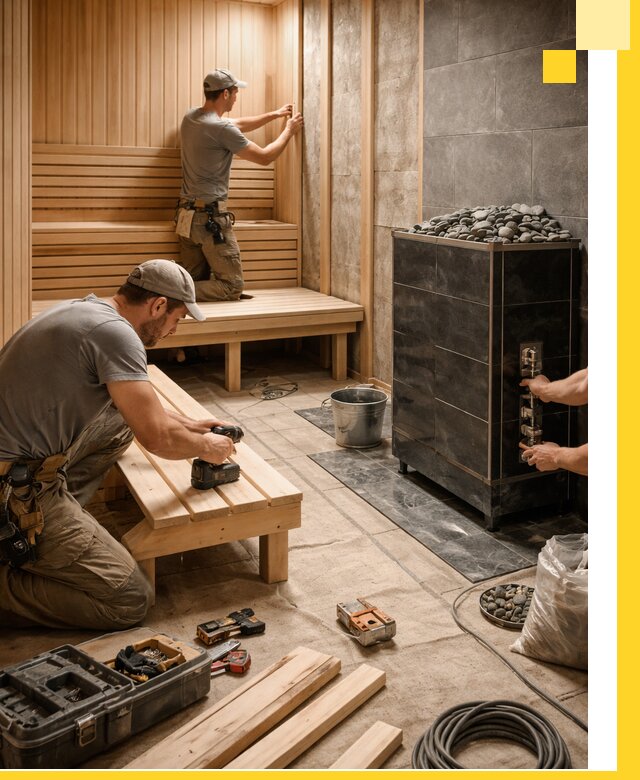 Дизайн и строительство интерьерных саун под ключ в Балашихе