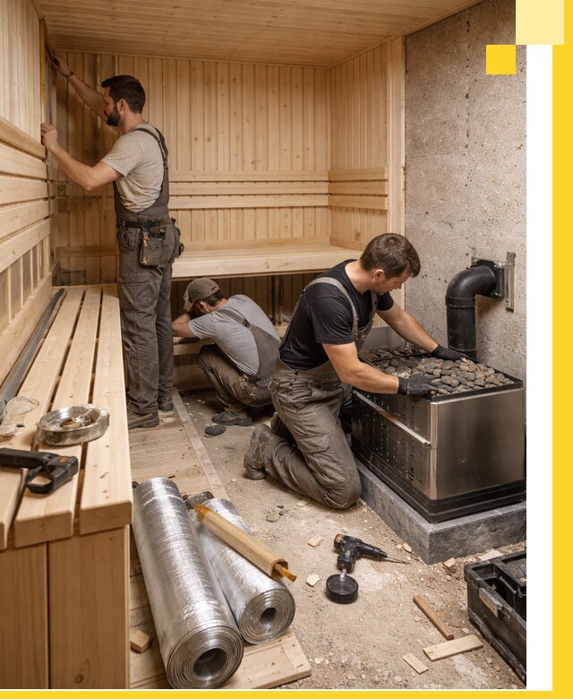 Индивидуальные сауны на заказ в Балашихе под ключ, проект и монтаж