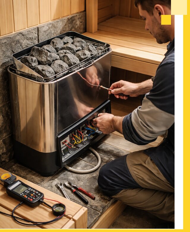 Продажа и установка электрокаменок для саун в Балашихе