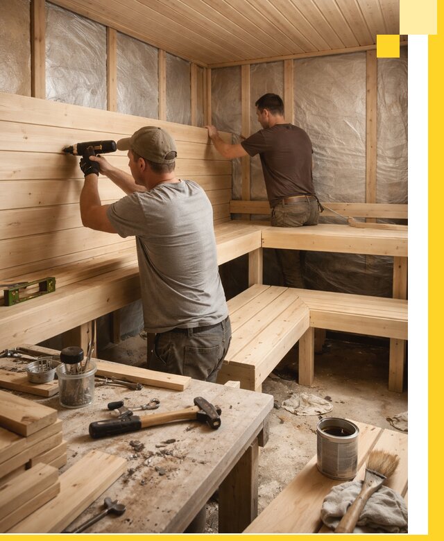 Профессиональная отделка бань и саун под ключ в Балашихе